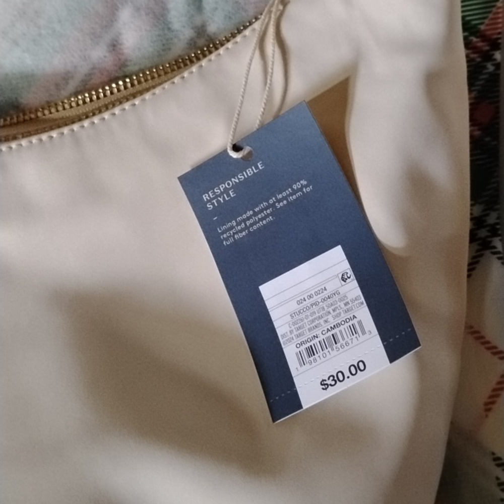 Cream Shoulder Bag Universal Thread - Picture 4 of 9